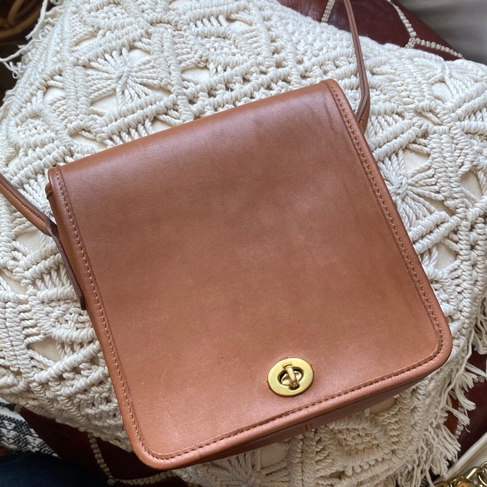 Vintage coach leather bag